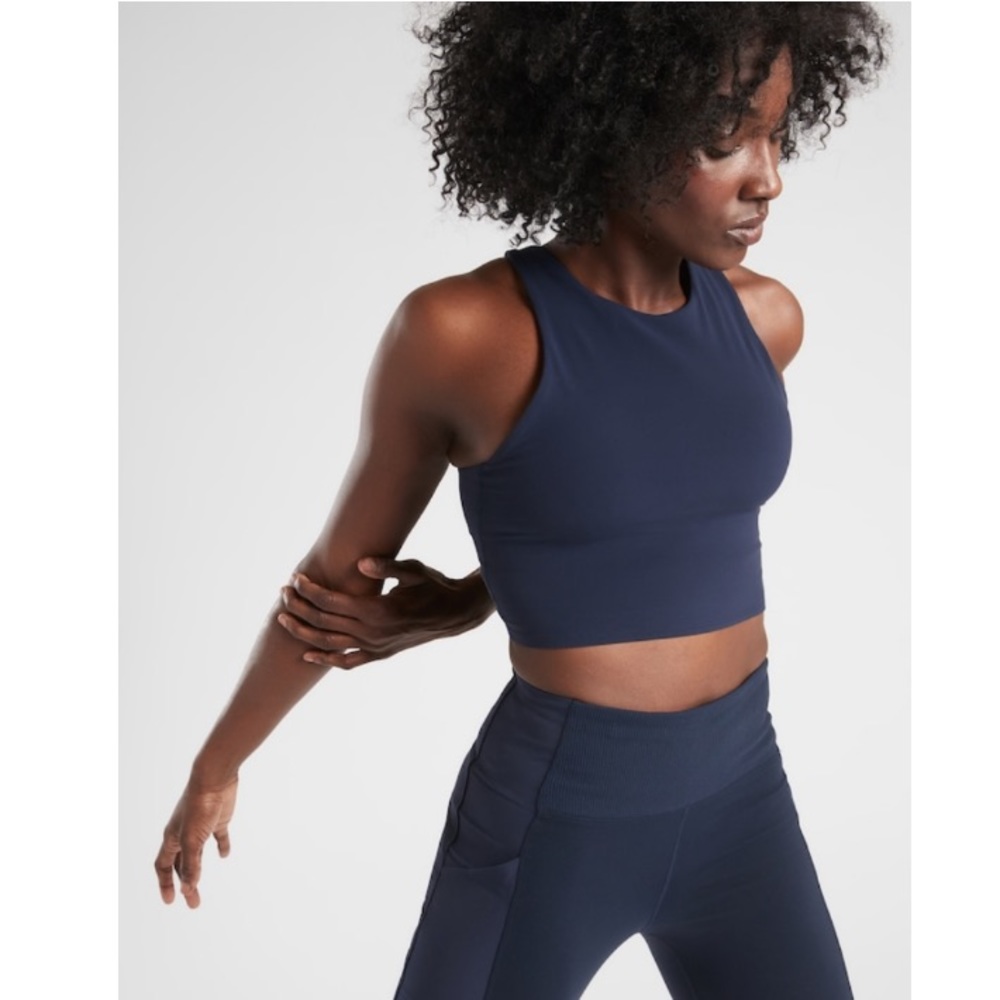 NWT Athleta A-C Conscious Crop | Navy